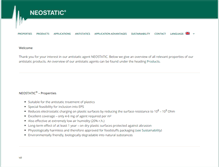 Tablet Screenshot of neostatic.com